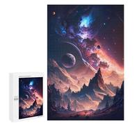 Puzzle for Teenagerss 1000 PCS Astral Peaks Puzzles for Adults Fun Games Perfect Decoration Deal As Gifts for The Whole Family 1000 PCS