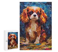 Puzzle for Teenagerss 1000 PCS Cavalier King Colorful Puzzles for Adults Fun Games Perfect Decoration Deal As Gifts for The Whole Family 1000 PCS