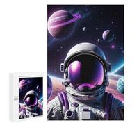 Puzzle for Teenagerss 1000 PCS Close Up Astronaut Space Puzzles for Adults Fun Games Perfect Decoration Deal As Gifts for The Whole Family 1000 PCS
