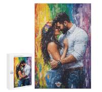 Puzzle for Teenagerss 1000 PCS Couple in Love Puzzles for Adults Brain Teaser Game Home Decoration Stress Reduction Gifts 1000 PCS