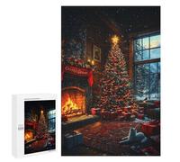 Puzzle for Teenagerss 1000 PCS Cozy Christmas Cabin Adult Puzzles Toy Wall Decor Staycation Kill Time for Birthday, Chrismas 1000 PCS