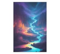 Puzzle for Teenagerss 1000 PCS Enchanted River Landscape Jigsaws for Adults Anti-Stress Toys A Work of Art Help The Brain Exercise 1000 PCS