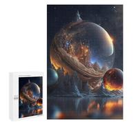 Puzzle for Teenagerss 1000 PCS Fantasy Snow Globe Universe Puzzles for Adults Brain Teaser Game Home Decoration Stress Reduction Gifts 1000 PCS