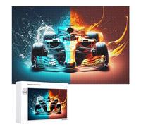 Puzzle for Teenagerss 1000 PCS Formula 1 Car Speed & Style Teenagers Puzzles Toy Wall Decor But Fun And Humorous Unique Birthday And Gifts 1000 PCS