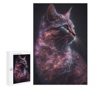 Puzzle for Teenagerss 1000 PCS Galactic Feline Majesty Puzzles for Adults Brain Teaser Game Home Decoration Stress Reduction Gifts 1000 PCS