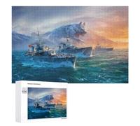 Puzzle for Teenagerss 1000 PCS German Destroyers Adult Puzzles Brain Teaser Game Stress Reliever Unique Birthday And Gifts 1000 PCS