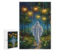 Puzzle for Teenagerss 1000 PCS Ghost on A Swing Painting Puzzles for Adults Brain Teaser Game Home Decoration Stress Reduction Gifts 1000 PCS