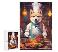 Puzzle for Teenagerss 1000 PCS Haski Chef Cooks Puzzle for Adults Relax Games But Fun And Humorous Unique Birthday And Gifts 1000 PCS