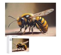 Puzzle for Teenagerss 1000 PCS Honey Bee Adult Puzzles Brain Teaser Game Stress Reliever Unique Birthday And Gifts 1000 PCS