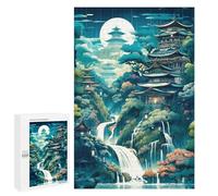 Puzzle for Teenagerss 1000 PCS Japanese Fantasy Palace 08 Puzzles for Adults Brain Teaser Game Home Decoration Stress Reduction Gifts 1000 PCS