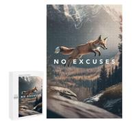 Puzzle for Teenagerss 1000 PCS No Excuses Motivation Puzzles for Adults Brain Teaser Game Home Decoration Stress Reduction Gifts 1000 PCS