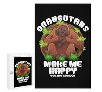 Puzzle for Teenagerss 1000 PCS Orangutan Gift Funny Adult Puzzles Toy Wall Decor Staycation Kill Time for Birthday, Chrismas 1000 PCS