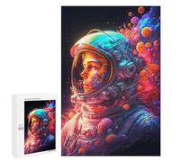 Puzzle for Teenagerss 1000 PCS RAINBOW ASTRONAUT Adult Puzzles Toy Wall Decor Staycation Kill Time for Birthday, Chrismas 1000 PCS