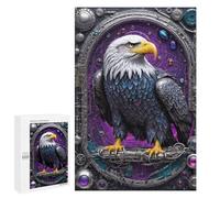 Puzzle for Teenagerss 1000 PCS Steampunk Majesty Eagle Puzzles for Adults Fun Games Perfect Decoration Deal As Gifts for The Whole Family 1000 PCS