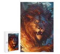 Puzzle for Teenagerss 1000 PCS Thundering Lion's Roar Puzzle for Adults Relax Games But Fun And Humorous Unique Birthday And Gifts 1000 PCS