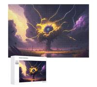 Puzzle for Teenagerss 1000 PCS Thunderstorm with Lightning Strikes -1 Adult Puzzles Toy Wall Decor Staycation Kill Time for Birthday, Chrismas 1000 PCS