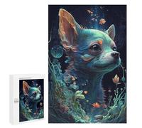 Puzzle for Teenagerss 1000 PCS Underwater Whimsy A Chihuahua's Dream Puzzle for Adults Relax Games But Fun And Humorous Unique Birthday And Gifts 1000 PCS