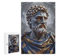 Puzzle for Teenagerss 1000 PCS Vintage Marcus Aurelius Adult Puzzles Brain Teaser Game Stress Reliever Unique Birthday And Gifts 1000 PCS
