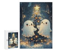 Puzzle for Teenagerss 300 PCS Christmas Ghosts Puzzles for Adults Brain Teaser Game Home Decoration Stress Reduction Gifts 300 PCS