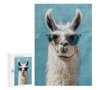 Puzzle for Teenagerss 300 PCS Cute Llama Art Adult Puzzles Toy Wall Decor Staycation Kill Time for Birthday, Chrismas 300 PCS