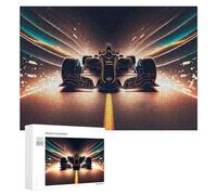 Puzzle for Teenagerss 300 PCS Formula 1 Speed Artwork -4 Teenagers Puzzles Toy Wall Decor But Fun And Humorous Unique Birthday And Gifts 300 PCS