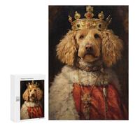 Puzzle for Teenagerss 300 PCS Goldendoodle The King Teenagers Puzzles Toy Wall Decor But Fun And Humorous Unique Birthday And Gifts 300 PCS