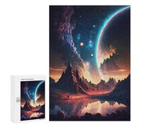 Puzzle for Teenagerss 300 PCS Interstellar Voyage Puzzles for Adults Brain Teaser Game Home Decoration Stress Reduction Gifts 300 PCS