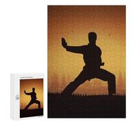 Puzzle for Teenagerss 300 PCS Karate 5 Puzzles for Adults Brain Teaser Game Home Decoration Stress Reduction Gifts 300 PCS
