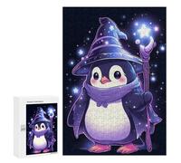 Puzzle for Teenagerss 300 PCS Penguin Star Wizard Puzzles for Adults Fun Games Perfect Decoration Deal As Gifts for The Whole Family 300 PCS