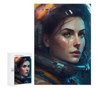 Puzzle for Teenagerss 300 PCS Sci Officer Puzzles for Adults Brain Teaser Game Home Decoration Stress Reduction Gifts 300 PCS