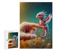 Puzzle for Teenagerss 300 PCS The Tiny Dragon Puzzles for Adults Brain Teaser Game Home Decoration Stress Reduction Gifts 300 PCS