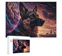 Puzzle for Teenagerss 300 PCS Thunderstorm Dog Adventure -4 Adult Puzzles Toy Wall Decor Staycation Kill Time for Birthday, Chrismas 300 PCS