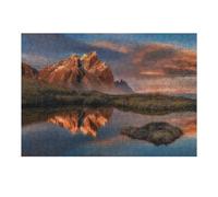 Puzzle for Teenagerss 38x26cm/1000pcs Mountain Reflections in Serene Waterscape Puzzles for Adults Family Games For Family Fun Deal As Gifts for The Whole Family 38x26cm/1000pcs