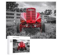 Puzzle for Teenagerss 500 PCS 04 Orchard Tractor Front Adult Puzzles Brain Teaser Game Stress Reliever Unique Birthday And Gifts 500 PCS