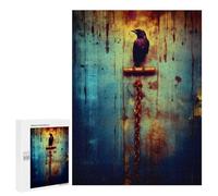 Puzzle for Teenagerss 500 PCS Abstract Raven Art Puzzles for Adults Fun Games Perfect Decoration Deal As Gifts for The Whole Family 500 PCS