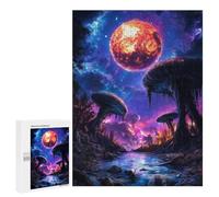 Puzzle for Teenagerss 500 PCS Alien Forest Landscape Puzzles for Adults Brain Teaser Game Home Decoration Stress Reduction Gifts 500 PCS