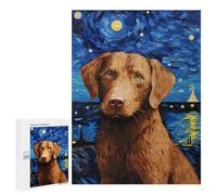 Puzzle for Teenagerss 500 PCS Chesapeake Bay Retriever Adult Puzzles Toy Wall Decor Staycation Kill Time for Birthday, Chrismas 500 PCS
