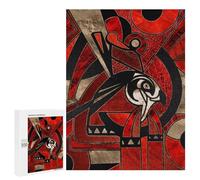 Puzzle for Teenagerss 500 PCS Egyptian Horus Adult Puzzles Toy Wall Decor Staycation Kill Time for Birthday, Chrismas 500 PCS