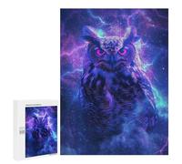 Puzzle for Teenagerss 500 PCS Owl Bird Space Puzzles for Adults Brain Teaser Game Home Decoration Stress Reduction Gifts 500 PCS