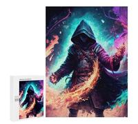 Puzzle for Teenagerss 500 PCS Shadow Mage in Action Puzzle for Adults Relax Games But Fun And Humorous Unique Birthday And Gifts 500 PCS