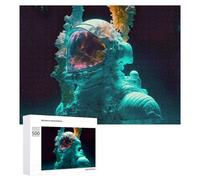 Puzzle for Teenagerss 500 PCS Space Odyssey Astronaut in Clouds Teenagers Puzzles Toy Wall Decor But Fun And Humorous Unique Birthday And Gifts 500 PCS