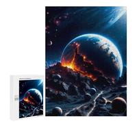 Puzzle for Teenagerss 500 PCS Terrestrial Collision Puzzles for Adults Fun Games Perfect Decoration Deal As Gifts for The Whole Family 500 PCS