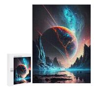 Puzzle for Teenagerss 500 PCS Universe Valley Landscape Puzzles for Adults Brain Teaser Game Home Decoration Stress Reduction Gifts 500 PCS