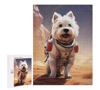 Puzzle for Teenagerss 500 PCS Westie Mars Adult Puzzles Toy Wall Decor Staycation Kill Time for Birthday, Chrismas 500 PCS