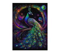 Puzzle for Teenagerss 52x38cm/1000pcs Cosmic Peacock Fantasy Jigsaws for Adults Hands-on Game Precision Cutting Unique Birthday And Gifts 52x38cm/1000pcs