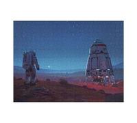 Puzzle for Teenagerss 52x38cm/1000pcs Space Exploration Astronaut And Rocket on Mars Puzzles for Adults Family Games For Family Fun Deal As Gifts for The Whole Family 52x38cm/1000pcs