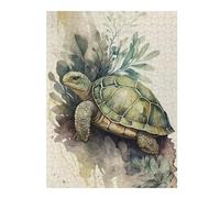 Puzzle for Teenagerss 52x38cm/1000pcs Turtle Nature Painting Jigsaws for Adults Hands-on Game Precision Cutting Unique Birthday And Gifts 52x38cm/1000pcs