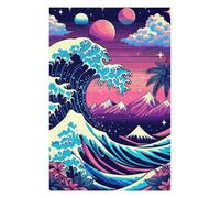 Puzzle for Teenagerss 75x50cm/1000pcs Great Wave Neon Dreams Jigsaws for Adults Relaxing Games Perfect Decoration Unique Birthday And Gifts 75x50cm/1000pcs