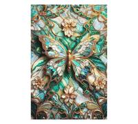 Puzzle for Teenagerss 75x50cm/1000pcs Jade Butterfly Kintsugi Jigsaws for Adults Relaxing Games Perfect Decoration Unique Birthday And Gifts 75x50cm/1000pcs