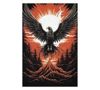 Puzzle for Teenagerss 75x50cm/1000pcs Majestic Phoenix Rising Jigsaws for Adults Relaxing Games Perfect Decoration Unique Birthday And Gifts 75x50cm/1000pcs